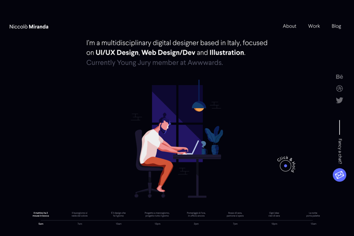 Niccolò Miranda website preview